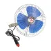 WENTYLATOR OBROTOWY SAMOCHODOWY 12V METALOWY, MOCOWANIE STAŁE, 8CALI