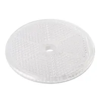ODBLASK OKRĄGŁY Z OTWOREM BIAŁY FI 60MM, HOMOLOGACJA