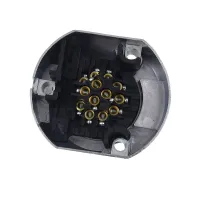 GNIAZDO 13/12V ALUMINIOWE, KONTAKTY SKRĘCANE
