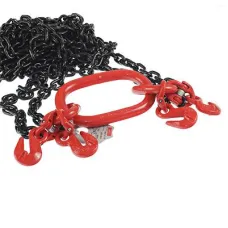 GMP GMPG804CHSK10MM3MH — ZAWIESIE ŁAŃCUCHOWE 6,70T , 3M,  4C Z HAKIEM SKRACAJĄCYM GRUBOŚĆ ŁAŃCUCHA 10MM