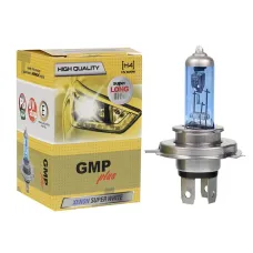 GMP GMPH412V6055WP43TXH — ŻARÓWKA H4, 12V, 60/55W XENON SUPER WHITE P43T, HOMOLOGACJA E4 2JK