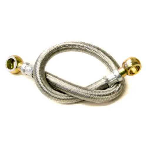 PRZEWÓD PALIWA  460MM  OCZKO: 14MM 2XOCZKO, W OPLOCIE STALOWYM