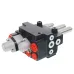ROZDZIELACZ HYDRAULICZNY 2-SEKCYJNY 80L/MIN DO ŁADOWACZY CZOŁOWYCH, HSDM45