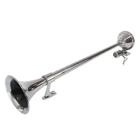 SYGNAŁ PNEUMATYCZNY TRĄBKA OKRĄGŁA 12/24V, L=730MM, ALUMINIOWA FANFARA