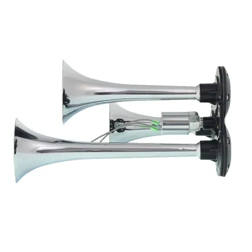 SYGNAŁ PNEUMATYCZNY TRĄBKA POTRÓJNY 12/24V, L=170/230/295MM, FANFARA