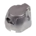 GNIAZDO 7/12V ALUMINIOWE, KONTAKTY SKRĘCANE, KWADRATOWE