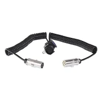 ADAPTER SPIRALNY 2X7 (24N+24S) /  15/24V 4,5MB, DŁG. ROBOCZA MAX 3,6M, WTYCZKI METALOWE
