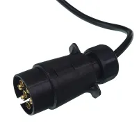 ZESTAW ŚWIATEŁ PRZYCZEPY  7,5M + 2,5M 14-LED, MOCOWANIE NA MAGNES, HQ