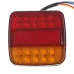 LAMPA TYLNA ZESP. 3-SEGM. L/P PRZYCZEPKA DIODOWA, KWADRATOWA, 12/24V