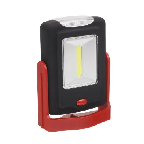 LATARKA WARSZTATOWA COB + 3 LED MOCOWANIE NA MAGNES I HACZYK
