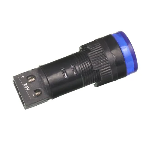 LAMPKA KONTROLNA DESKI ROZDZ. NIEBIESKA LED, Z ŻARÓWKĄ, 12/24V