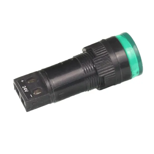 LAMPKA KONTROLNA DESKI ROZDZ. ZIELONA LED, Z ŻARÓWKĄ, 12/24V