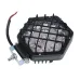 LAMPA ROBOCZA LEDOWA SZEŚCIOKĄTNA, 16 LED Z KRATKĄ, 12-36V, 137X124X65M