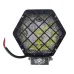 LAMPA ROBOCZA LEDOWA SZEŚCIOKĄTNA, 16 LED Z KRATKĄ, 12-36V, 137X124X65M