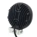 LAMPA ROBOCZA HALOGEN LED, 24 LED OKRĄGŁA, 10-30V, 112X112X38MM, ŚWIATŁO BIAŁE + ŻÓŁTE, 3 PRZEWODY