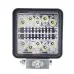 LAMPA ROBOCZA HALOGEN LED, 34 LED KWADRATOWA, 9-36V, 107X107X35MM