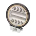 LAMPA ROBOCZA HALOGEN LED, 38 LED + OBRYSOWA DIODA, OKRĄGŁĄ, 12-24V, FI 112MM, GRUBOŚĆ: 28 MM