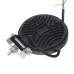 LAMPA ROBOCZA HALOGEN LED, 38 LED + OBRYSOWA DIODA, OKRĄGŁĄ, 12-24V, FI 112MM, GRUBOŚĆ: 28 MM