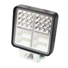 GMP GMPLRH54LK-28 — LAMPA ROBOCZA HALOGEN LED, 38 LED + WEWNĘTRZNE DIODY - ŻÓŁTE, KWADRATOWA, 10-30V...
