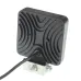LAMPA ROBOCZA HALOGEN LED, 38 LED + WEWNĘTRZNE DIODY - ŻÓŁTE, KWADRATOWA, 10-30V, 108X108X22MM