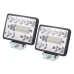 LAMPA ROBOCZA HALOGEN LED, 18 LED PROSTOKĄTNA, 2SZT/KPL, 9-36V, 106X76X32MM, OŚWIETLENIE COMBO