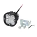 LAMPA ROBOCZA HALOGEN LED, 20 LED ZAOKRĄGLONA, 12-80V, 80X80X65MM