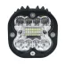 LAMPA ROBOCZA HALOGEN LED, 20 LED ZAOKRĄGLONA, 12-80V, 80X80X65MM