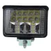 LAMPA ROBOCZA HALOGEN LED, 22 LED, PROSTOKĄTNA, 2SZT/KPL 9-36V, 110X80X55MM