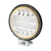 LAMPA ROBOCZA HALOGEN LED, 24 LED + OBRYSOWA DIODA, OKRĄGŁĄ, 12-24V, FI 110MM, GRUBOŚĆ: 20 MM