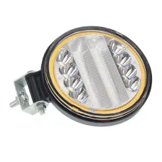 GMP GMPLRHL24O-20 — LAMPA ROBOCZA HALOGEN LED, 24 LED + OBRYSOWA DIODA, OKRĄGŁĄ, 12-24V, FI 110MM, G...