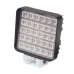 LAMPA ROBOCZA HALOGEN LED, 30  LED KWADRATOWA Z WŁĄCZNIKIEM, 9V-36V, 109X109X42 MM, OBUDOWA ALUM.  OŚWIETLENIE ROZPROSZONE (FLOOD)