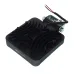 LAMPA ROBOCZA HALOGEN LED, 36 LED KWADRATOWA, 2-RZĘDY, 12V-80V, 109X109X35 MM, OBUDOWA ALUM.