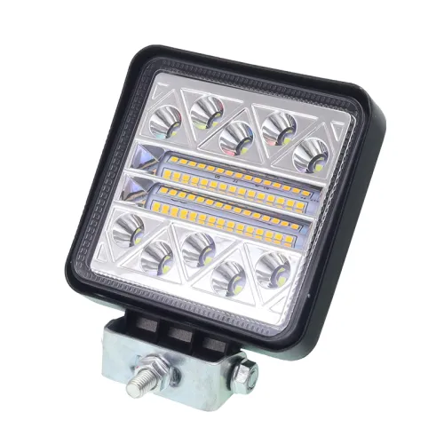 LAMPA ROBOCZA HALOGEN LED, 40 LED KWADRATOWA, 10-30V, 107X107X35MM