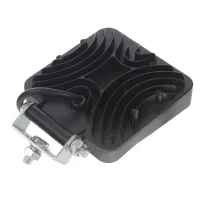 LAMPA ROBOCZA HALOGEN LED, 64 LED KWADRATOWA, 2-RZĘDY, 9V-36V, 109X109X35 MM, OBUDOWA ALUM.