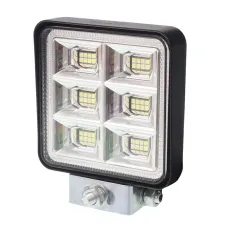 GMP GMPLRHL48LK3R — LAMPA ROBOCZA HALOGEN LED, 48 LED KWADRATOWA, 3-RZĘDY, 12V-80V, 109X109X35 MM, O...