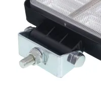 LAMPA ROBOCZA HALOGEN LED, 42 LED + WEWNĘTRZNE DIODY - ŻÓŁTE, KWADRATOWA, 12-36V, 110X110X35MM