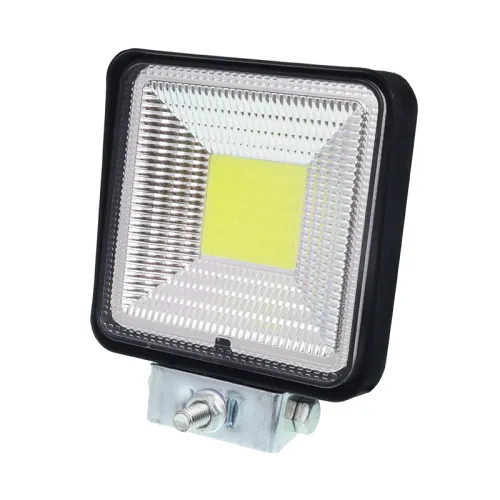 LAMPA ROBOCZA HALOGEN LED, 72 LED COB KWADRATOWA, 12V-36V, 110X110X35 MM, OBUDOWA ALUM. OŚWIETLENIE ROZPROSZONE (FLOOD)