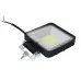 LAMPA ROBOCZA HALOGEN LED, 72 LED COB KWADRATOWA, 12V-36V, 110X110X35 MM, OBUDOWA ALUM. OŚWIETLENIE ROZPROSZONE (FLOOD)