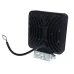 LAMPA ROBOCZA HALOGEN LED, 72 LED COB KWADRATOWA, 2-RZĘDY, 12V-36V, 110X110X35 MM, OBUDOWA ALUM. OŚWIETLENIE ROZPROSZONE (FLOOD)