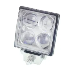 GMP GMPLRL4BO — LAMPA ROBOCZA LEDOWA PROSTOKĄTNA,  4 LED BEZ OTOCZKI, 9-30V, 76X76X46MM, OBUDOWA...