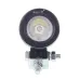 LAMPA ROBOCZA LEDOWA OKRĄGŁA,  1 LED MOCNA, 9-36V, 1X10W, FI 51MM, OBUDOWA ALUM.
