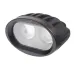 LAMPA ROBOCZA LEDOWA OWALNA -  2 LED MOCNA, 10-30V, 2X10W, OBUDOWA ALUM.