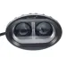 LAMPA ROBOCZA LEDOWA OWALNA -  2 LED MOCNA, 10-30V, 2X10W, OBUDOWA ALUM.