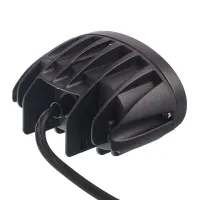 LAMPA ROBOCZA LEDOWA OWALNA -  2 LED MOCNA, 10-30V, 2X10W, OBUDOWA ALUM.