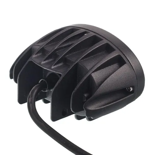 LAMPA ROBOCZA LEDOWA OWALNA -  2 LED MOCNA, 10-30V, 2X10W, OBUDOWA ALUM.