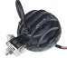 LAMPA ROBOCZA LEDOWA OKRĄGŁA,  3 LED SOCZEWKA PRZEZROCZYSTA 10-30V, FI 83MM, OBUDOWA ALUM.