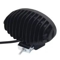 LAMPA ROBOCZA LEDOWA OWALNA - 48 LED STROBOSKOP, 10-30V, GRUBOŚĆ 50MM, OBUDOWA ALUM.