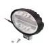 LAMPA ROBOCZA LEDOWA OWALNA - 48 LED, BEZ STROBOSKOPU, 9-36V, GRUBOŚĆ 48MM, OBUDOWA ALUM. OŚWIETLENIE SKUPIONE (SPOT)