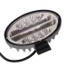 LAMPA ROBOCZA LEDOWA OWALNA - 48 LED, BEZ STROBOSKOPU, ŚWIATŁO ŻÓŁTE (WEWN) + BIAŁE (ZEWN), 10-30V, GRUBOŚĆ 48MM, OBUDOWA ALUM.