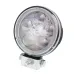LAMPA ROBOCZA LEDOWA OKRĄGŁA,  5 LED SOCZEWKA SREBRNA, 10-30V, FI 90MM, OBUDOWA ALUM.